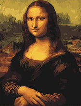 Carica l&#39;immagine nel visualizzatore di Gallery, Dipingere con i numeri - Da Vinci Monna Lisa La Gioconda