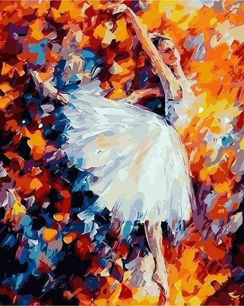 Dipingere con i numeri - Ballerino A Colori