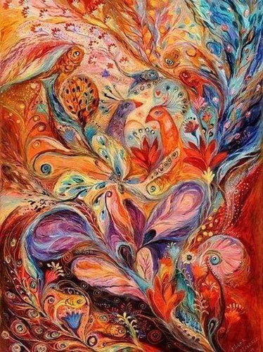 Diamond Painting - Pavoni Astratti