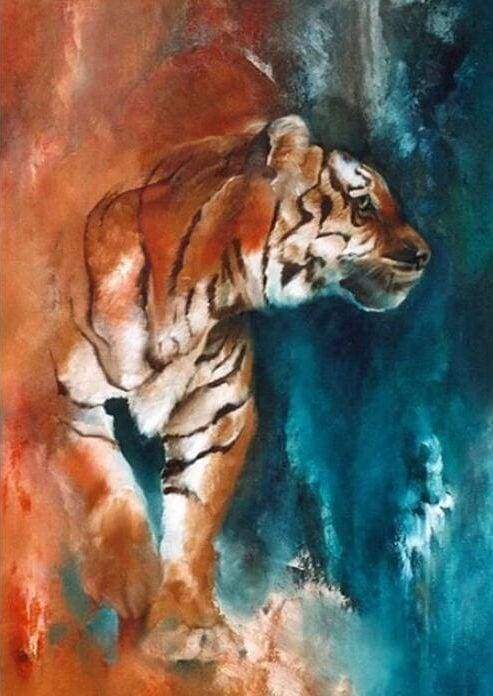 Diamond Painting - Tigre Astratta