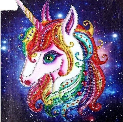 Diamond Painting - Unicorno Astratto