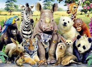 Diamond Painting - Tutti Gli Animali