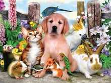 Carica l&#39;immagine nel visualizzatore di Gallery, Diamond Painting - Famiglia Di Animali