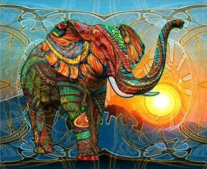 Diamond Painting - Elefante Artistico