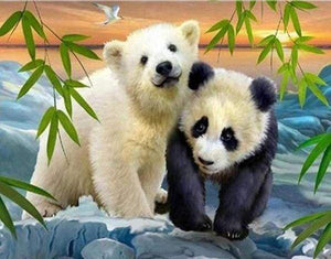 Diamond Painting - Orso E Panda