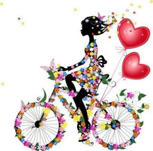 Carica l&#39;immagine nel visualizzatore di Gallery, Diamond Painting - Bici E Fiori