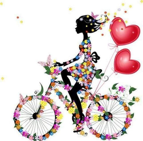 Diamond Painting - Bici E Fiori