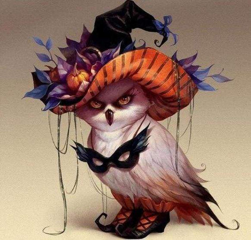 Diamond Painting - Uccello Con Cappello
