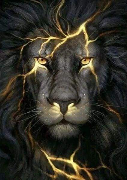 Diamond Painting - Leone Nero