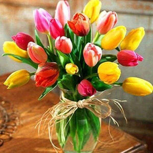 Diamond Painting - Bouquet Di Tulipani