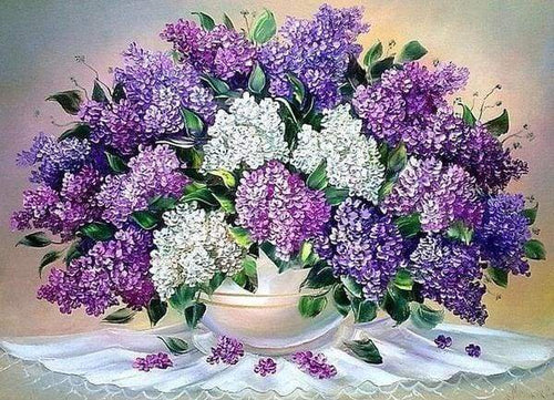 Diamond Painting - Bouquet Viola