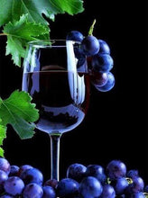 Carica l'immagine nel visualizzatore di Gallery, Diamond Painting - Grappolo D'Uva E Vino
