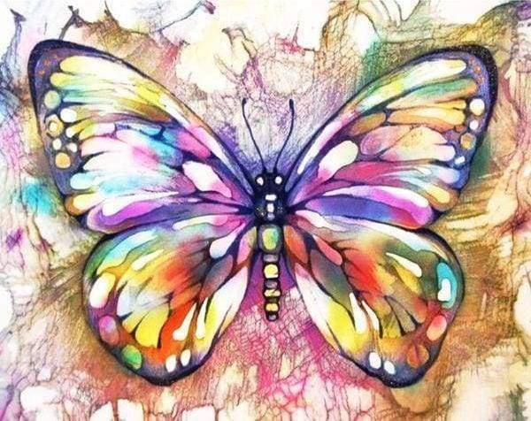 Diamond Painting - Farfalla E Colori