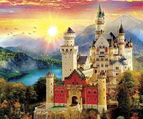 Diamond Painting - Castello In Montagna