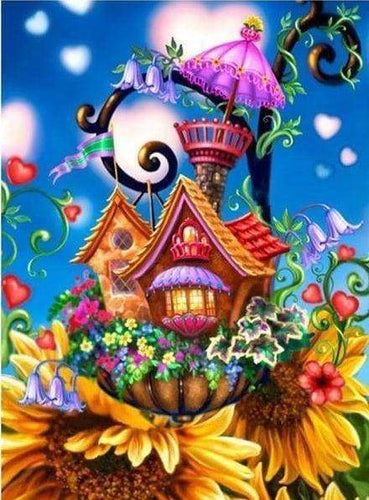 Diamond Painting - Castello Sui Girasoli
