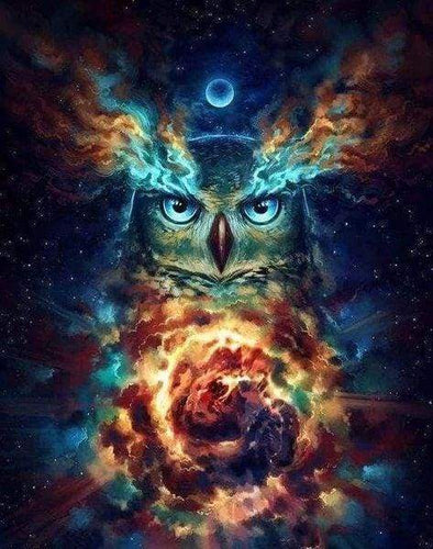 Diamond Painting - Gufo Celeste