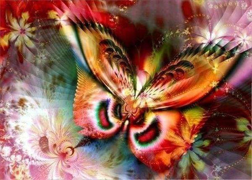 Diamond Painting - Farfalla Colorata