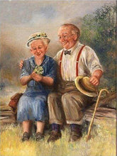 Carica l&#39;immagine nel visualizzatore di Gallery, Diamond Painting - Coppia Su Una Panchina