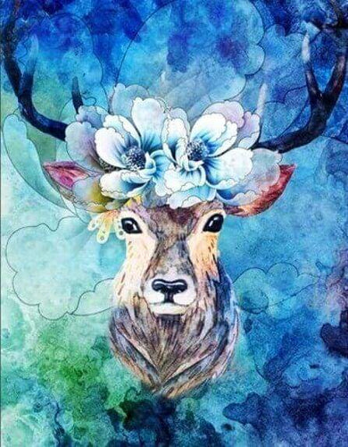 Diamond Painting - Fiori Di Cervo
