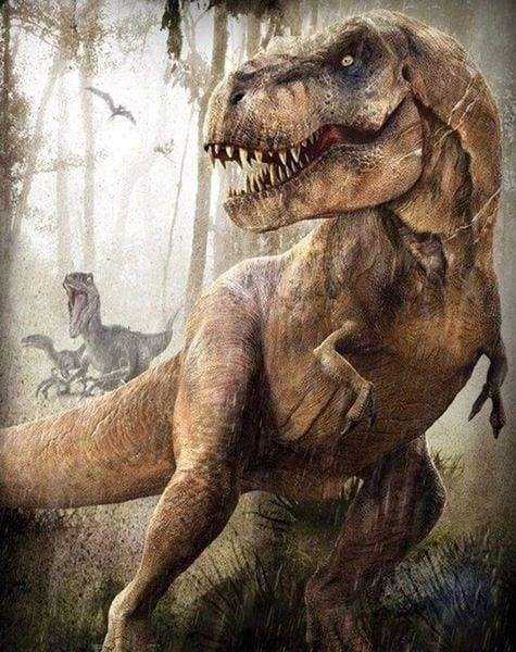 Diamond Painting - Dinosauri Jurassic Park