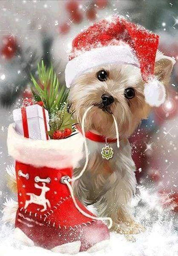 Diamond Painting - Cane Con Doni