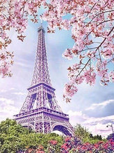 Carica l&#39;immagine nel visualizzatore di Gallery, Diamond Painting - Torre Eiffel In Primavera
