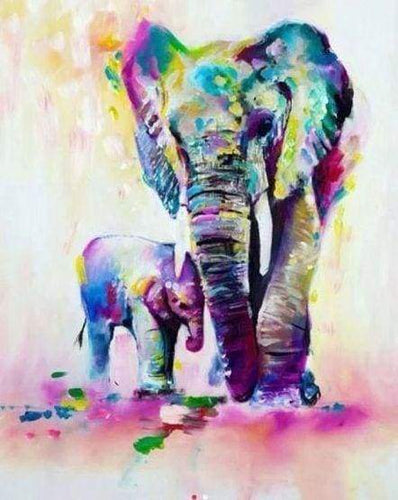 Diamond Painting - Elefante E Vitello