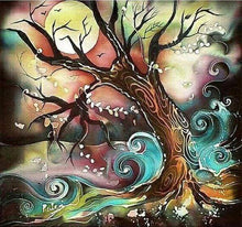 Carica l&#39;immagine nel visualizzatore di Gallery, Diamond Painting - Albero Incantato
