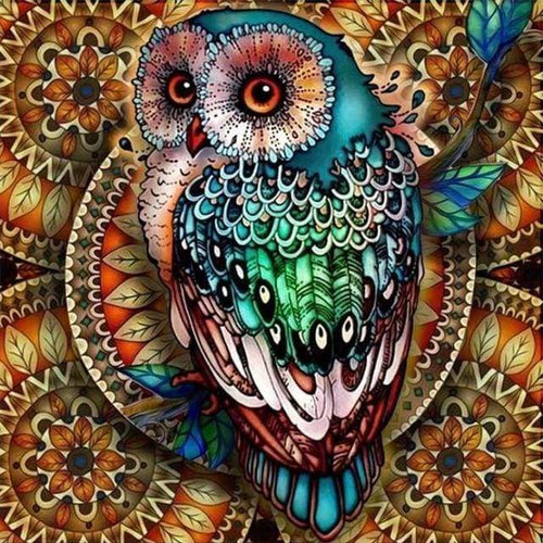 Diamond Painting - Gufo Favoloso