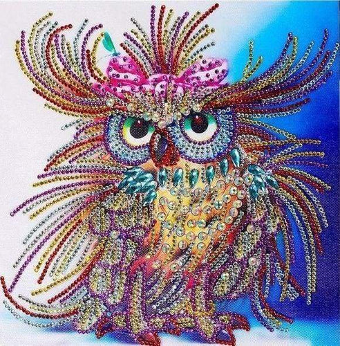 Diamond Painting - Gufo Alla Moda