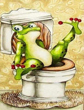 Carica l&#39;immagine nel visualizzatore di Gallery, Diamond Painting - Rana In Bagno