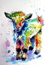 Carica l&#39;immagine nel visualizzatore di Gallery, Diamond Painting - Capra Pop Art