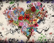 Carica l&#39;immagine nel visualizzatore di Gallery, Diamond Painting - Graffiti Del Cuore