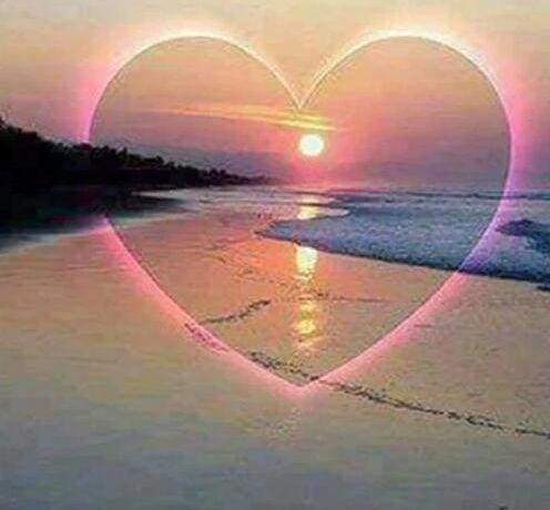 Diamond Painting - Cuore Sulla Spiaggia