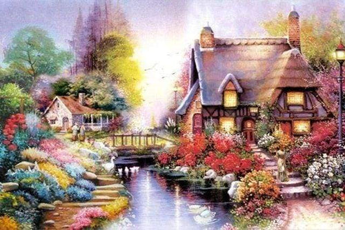 Diamond Painting - Casa E Fiume