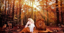 Carica l&#39;immagine nel visualizzatore di Gallery, Diamond Painting - La Signora E Il Leone