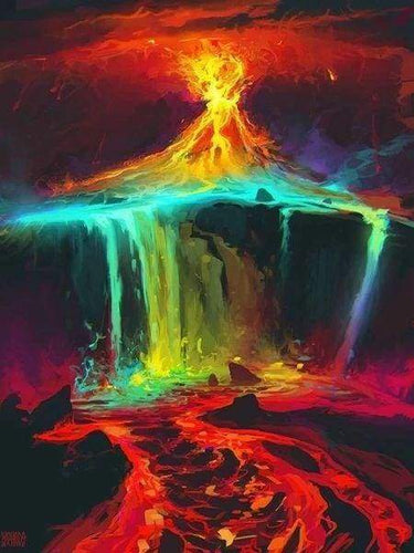 Diamond Painting - Lava