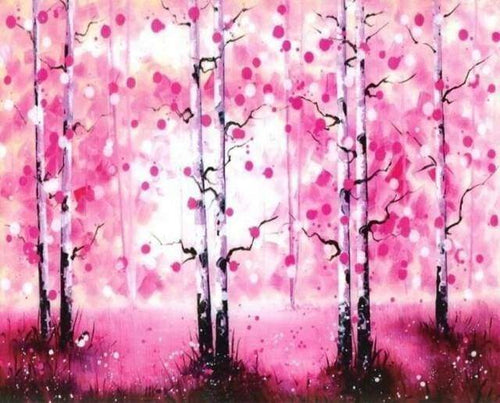 Diamond Painting - Alberi Spogli
