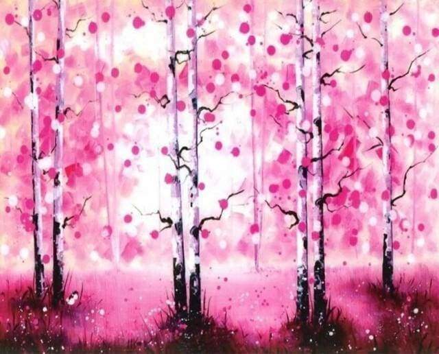 Diamond Painting - Alberi Spogli