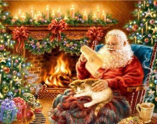 Diamond Painting - Lettera A Babbo Natale