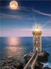 Carica l&#39;immagine nel visualizzatore di Gallery, Diamond Painting - Notte Del Faro