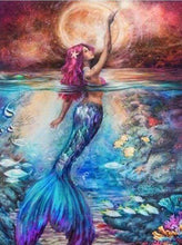 Carica l&#39;immagine nel visualizzatore di Gallery, Diamond Painting - Sirena Nel Mare