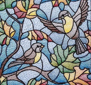 Diamond Painting - Mosaico Di Uccelli