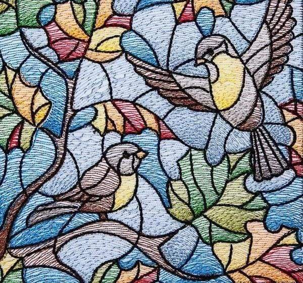 Diamond Painting - Mosaico Di Uccelli
