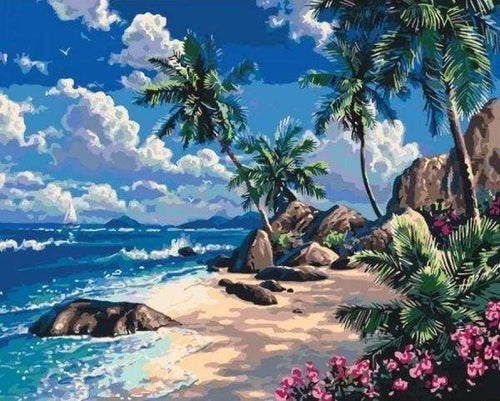 Diamond Painting - Sulla Spiaggia
