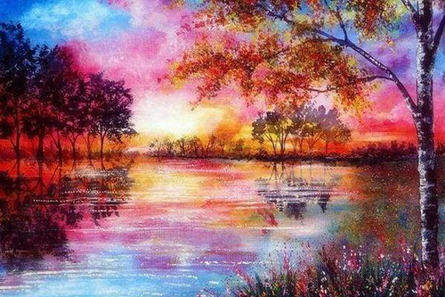 Diamond Painting - Lago Tranquillo