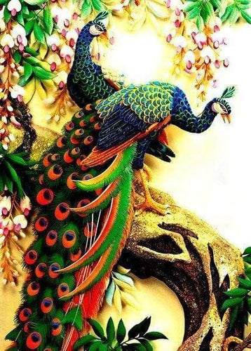 Diamond Painting - Pavoni Sui Rami