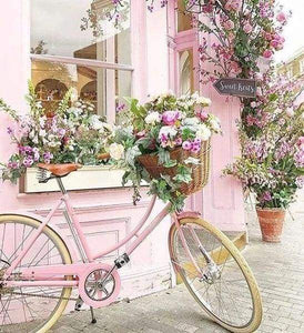 Diamond Painting - Bicicletta Rosa