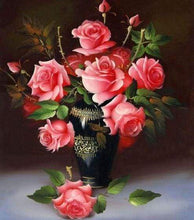 Carica l&#39;immagine nel visualizzatore di Gallery, Diamond Painting - Vaso Di Rose