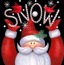 Carica l&#39;immagine nel visualizzatore di Gallery, Diamond Painting - Babbo Natale Sulla Neve